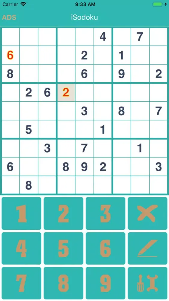 iSodoku Ekran Görüntüleri