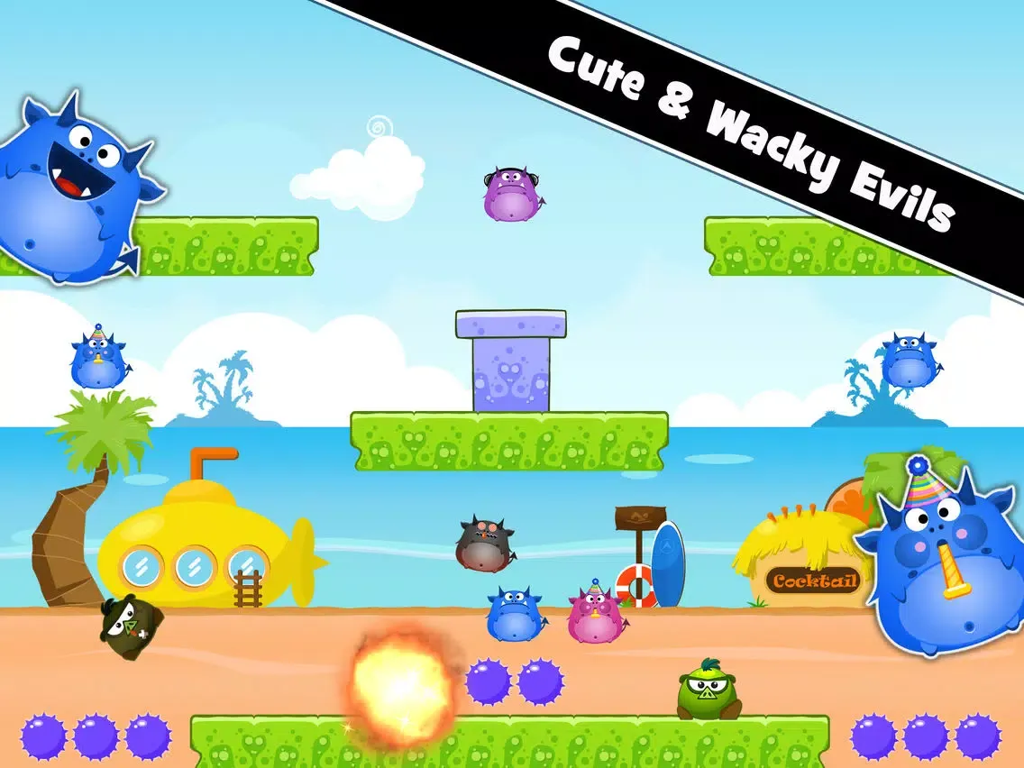 Capturas de tela do ChikaBoom HD - Drop Chicken Bomb, Boom Angry Monster, Cute Physics Puzzle for Christmas iPad 