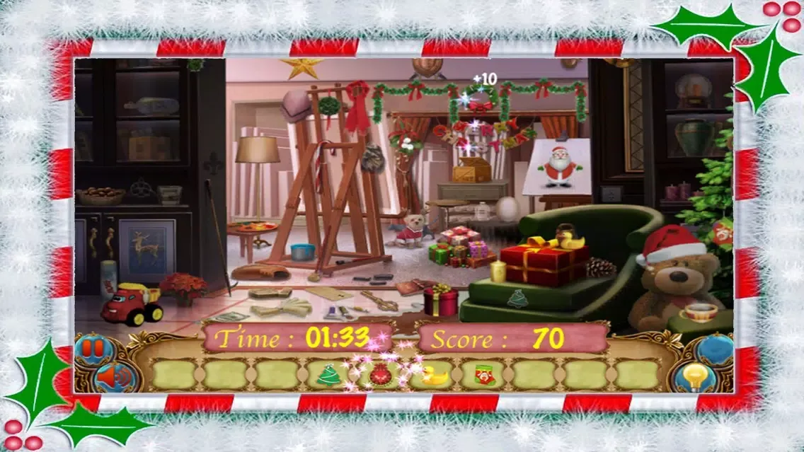 Tangkapan skrin Christmas Santa Puzzle