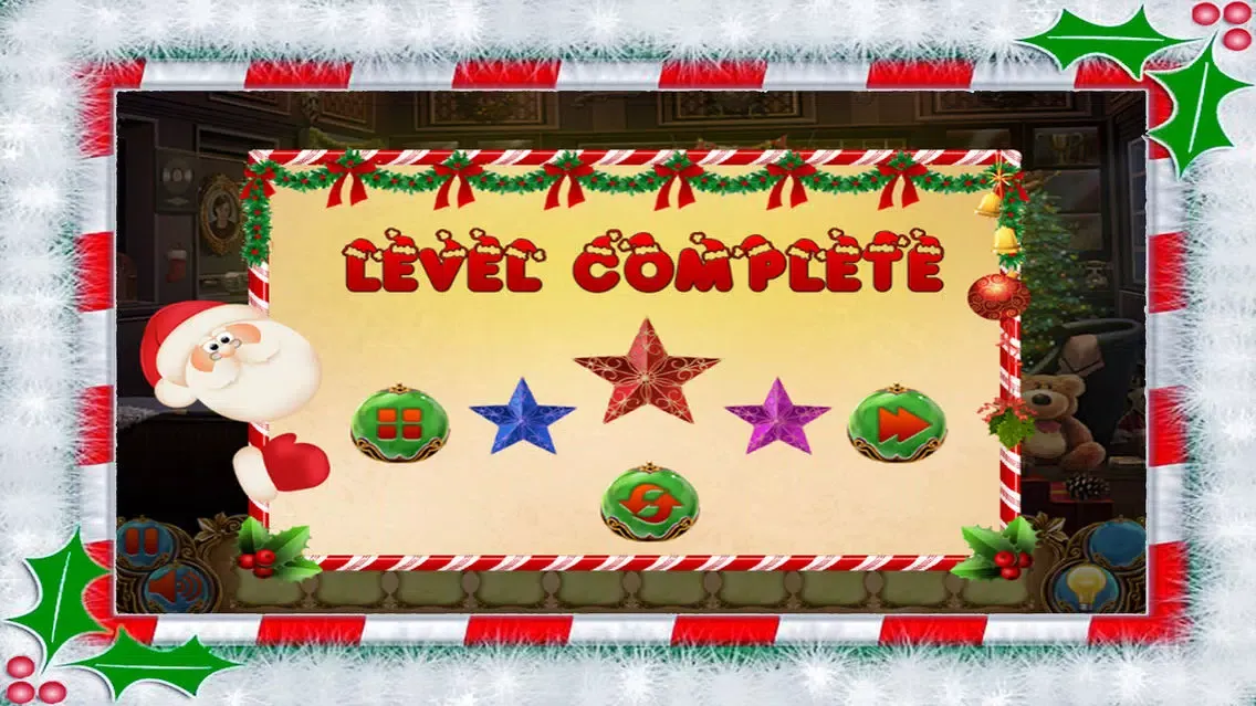 Tangkapan skrin Christmas Santa Puzzle