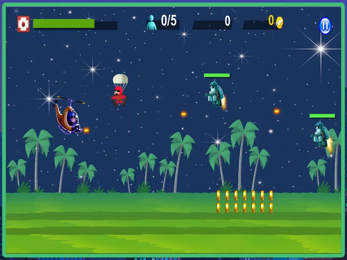 ภาพหน้าจอของ The Helicopter Shooter iPad 