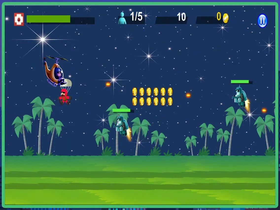 ภาพหน้าจอของ The Helicopter Shooter iPad 