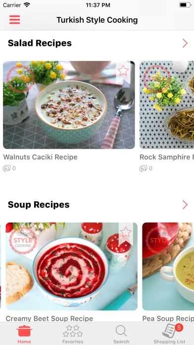 Captures d'écran de Turkish Style Cooking