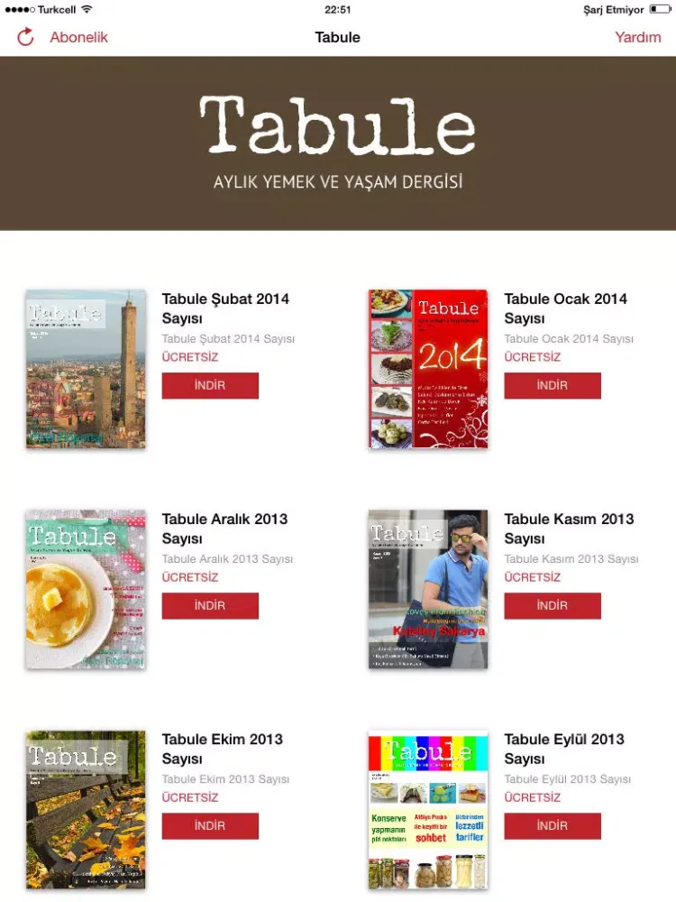 Tabule Dergi iPad  স্ক্রিনশট