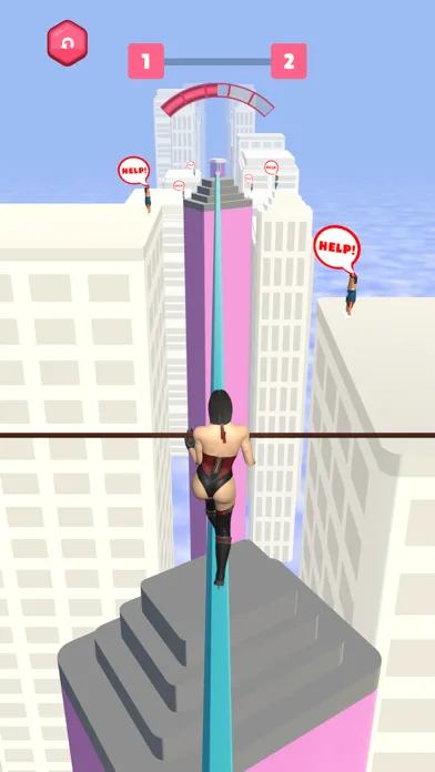Tangkapan layar Balance Walker Run