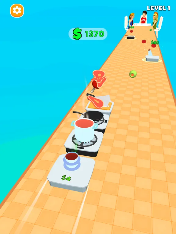 Tangkapan layar Cook Wave iPad 