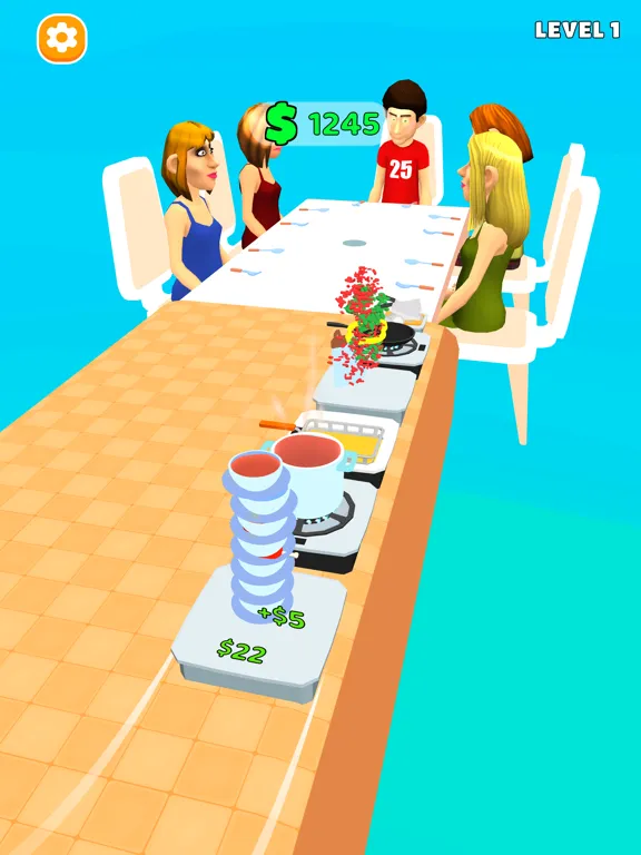Tangkapan layar Cook Wave iPad 