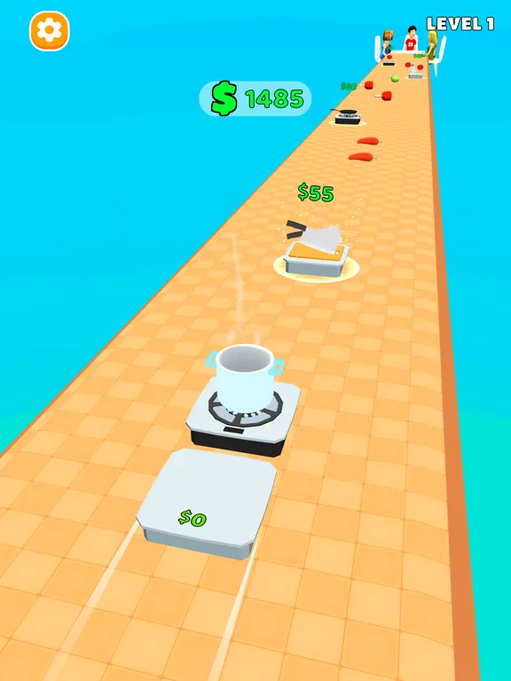 Tangkapan layar Cook Wave iPad 