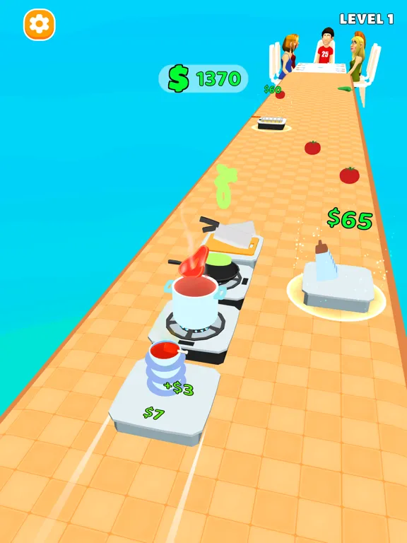 Tangkapan layar Cook Wave iPad 