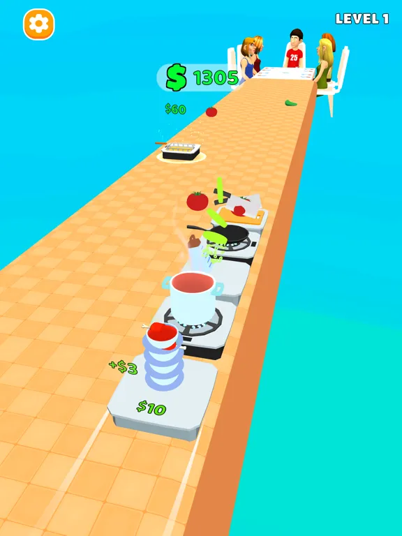 Tangkapan layar Cook Wave iPad 