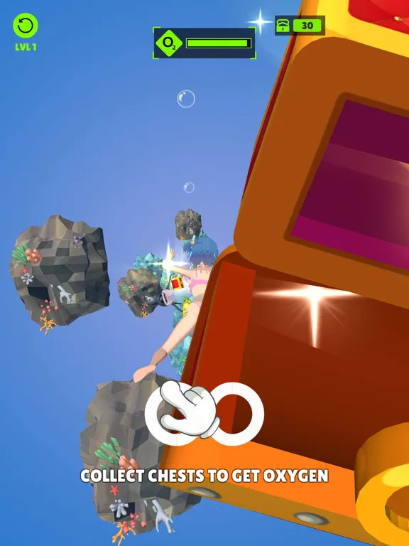 Скриншоты Deep Diver 3D iPad 