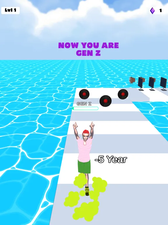 Ảnh chụp màn hình của Generation Runner iPad 