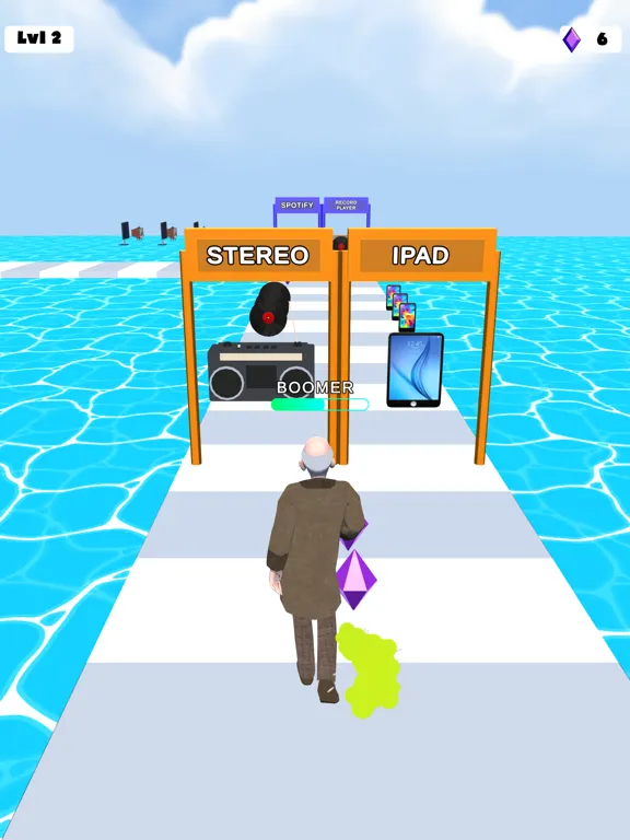 Ảnh chụp màn hình của Generation Runner iPad 