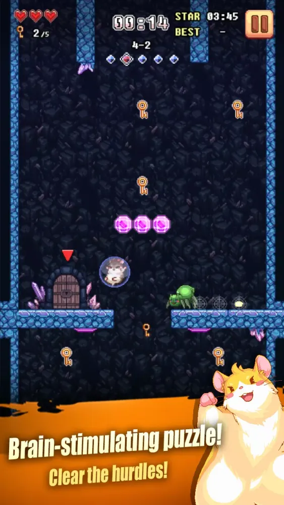 Capturas de tela do Super Hamster Ball