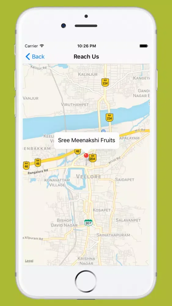 Tangkapan layar Sree Meenakshi Fruits
