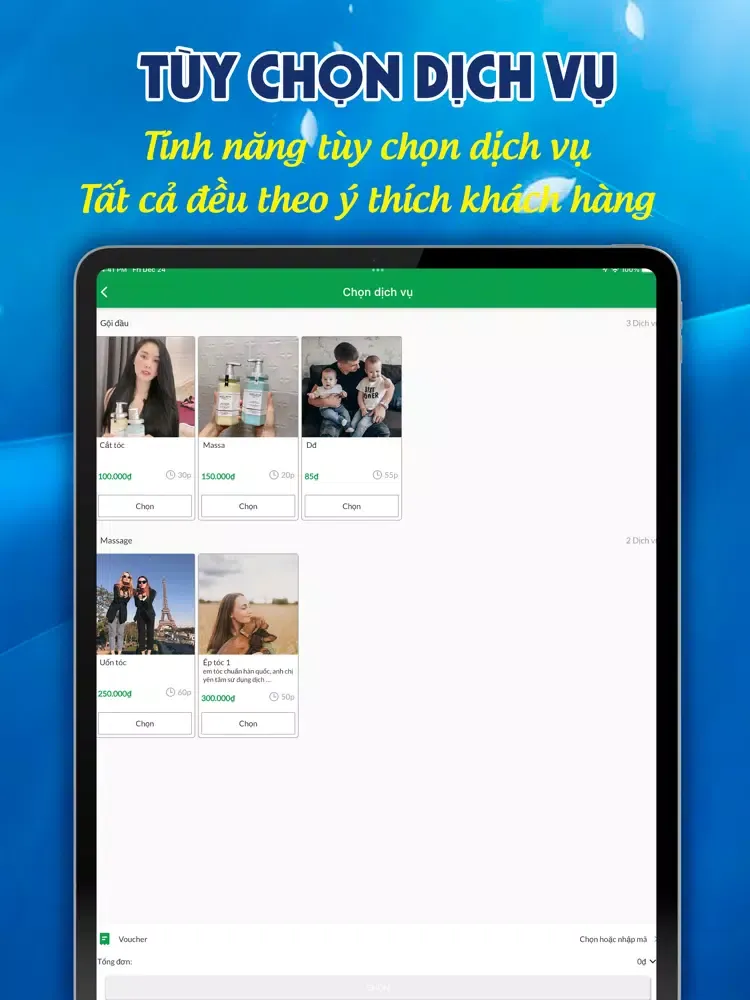 Tangkapan skrin Beso- Health & Beauty Software iPad 