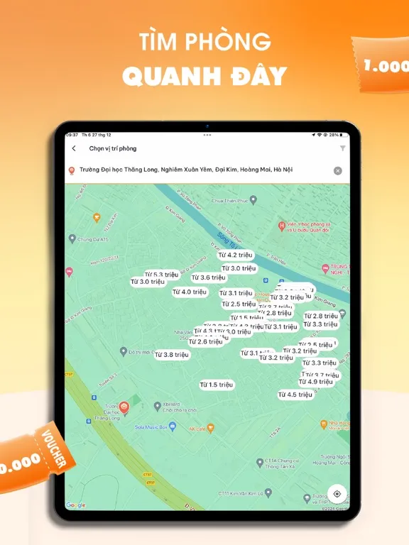 Ảnh chụp màn hình của Rencity: Thuê Phòng Trọ Căn Hộ iPad 