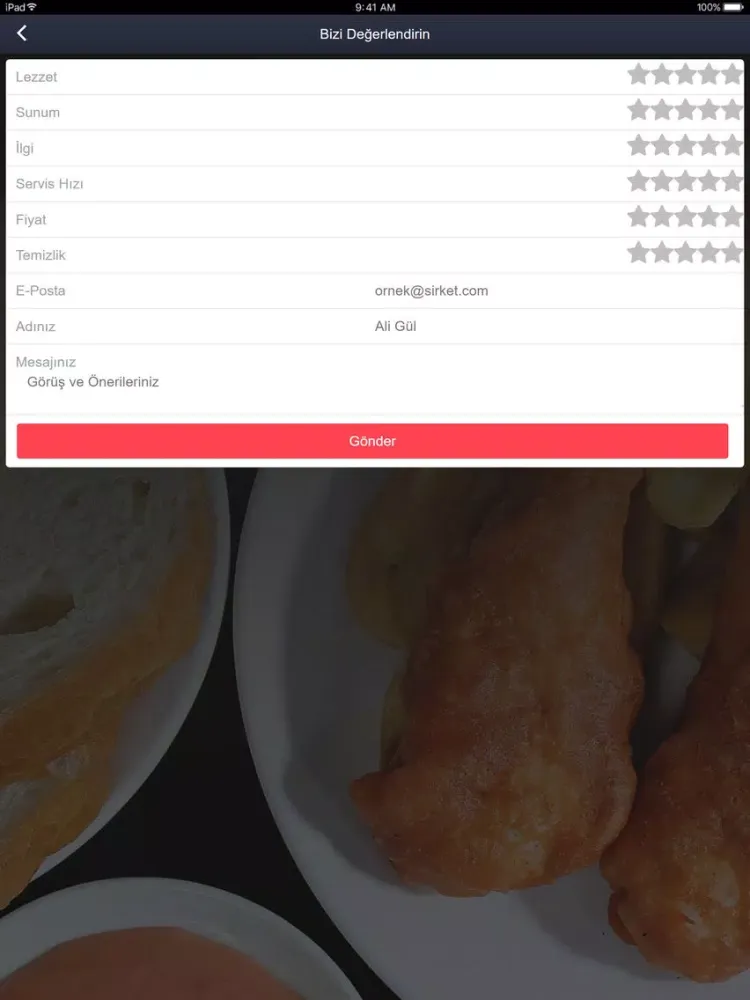 Acil 112 Rio Sipariş iPad  Ekran Görüntüleri