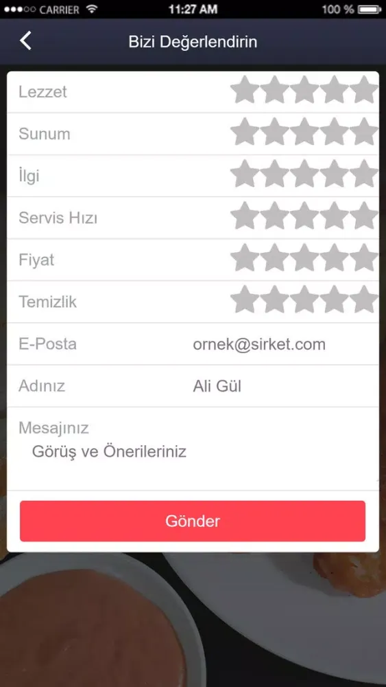 Acil 112 Rio Sipariş Ekran Görüntüleri