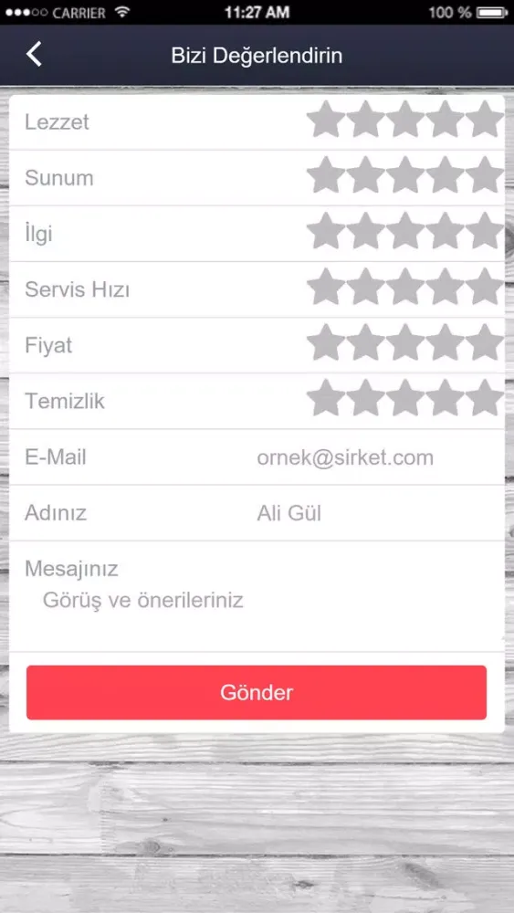 Burger 7 Çekmeköy سکرین شاٹس