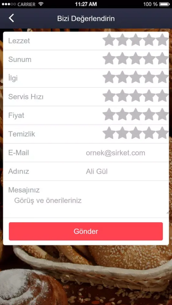 Captures d'écran de Derya Börek