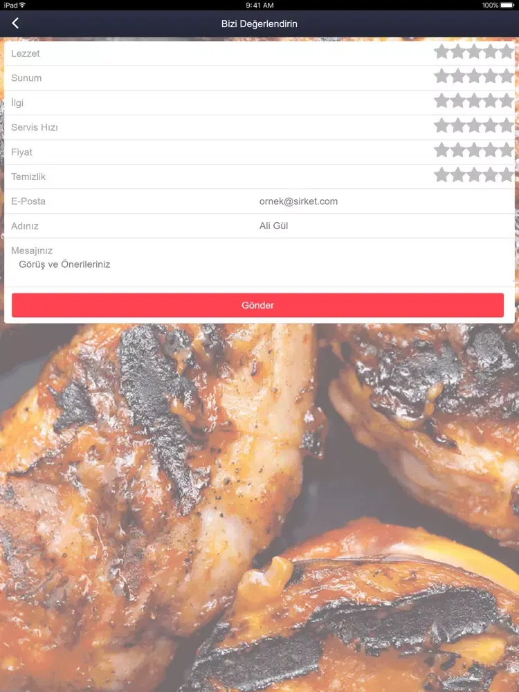 Gülhanedan Kebap iPad  স্ক্রিনশট