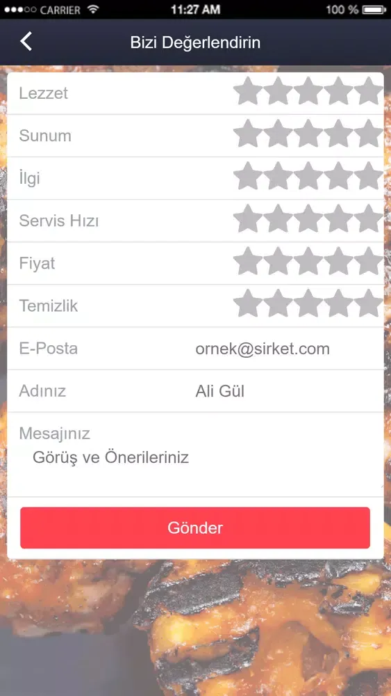 Gülhanedan Kebap স্ক্রিনশট
