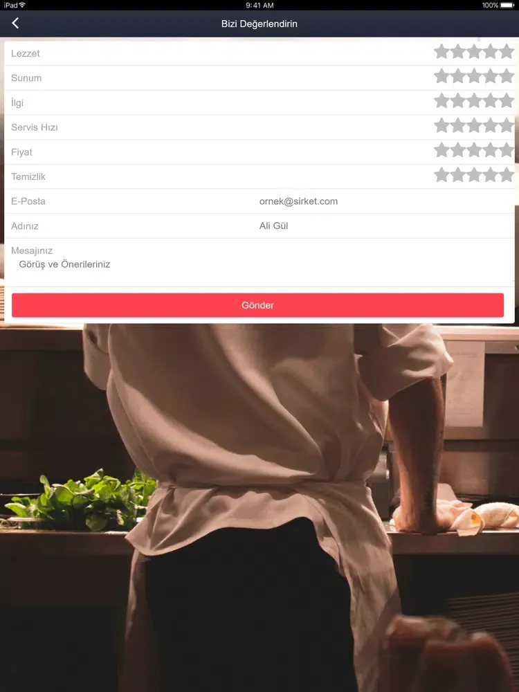 Künefeci Öznur Abla iPad 应用截图