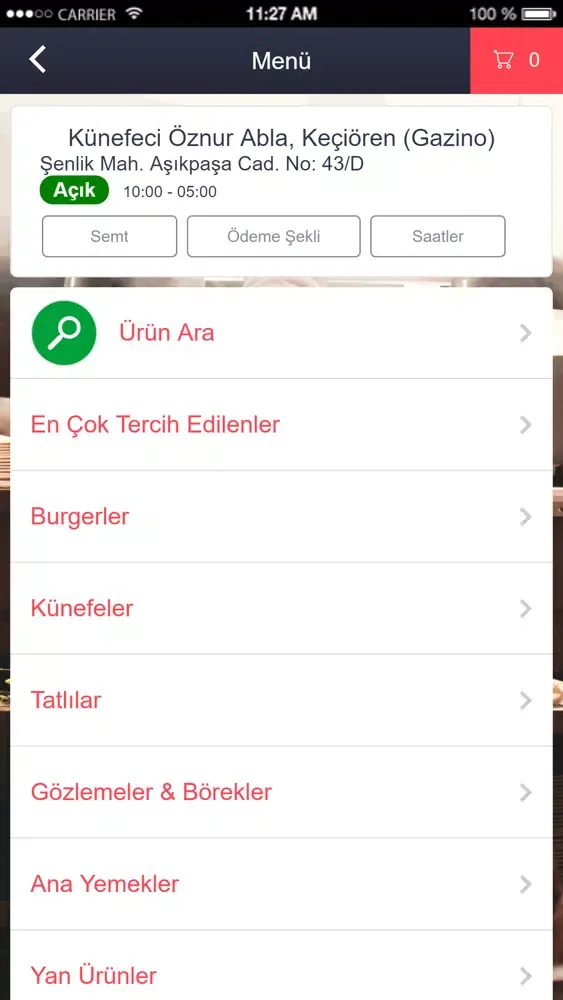 Künefeci Öznur Abla应用截图
