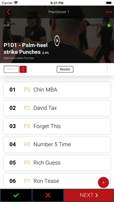 KravMaga Mobile Screenshots