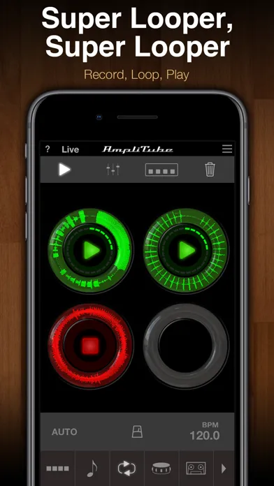 ภาพหน้าจอของ AmpliTube Acoustic
