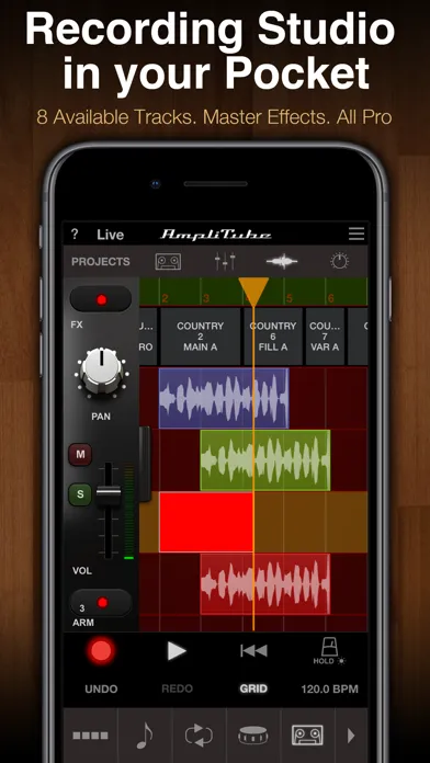 ภาพหน้าจอของ AmpliTube Acoustic