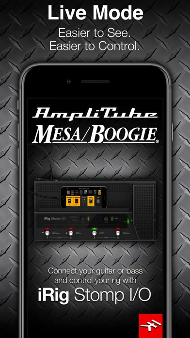 ภาพหน้าจอของ AmpliTube MESA/Boogie