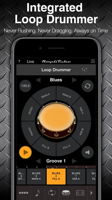 ภาพหน้าจอของ AmpliTube MESA/Boogie