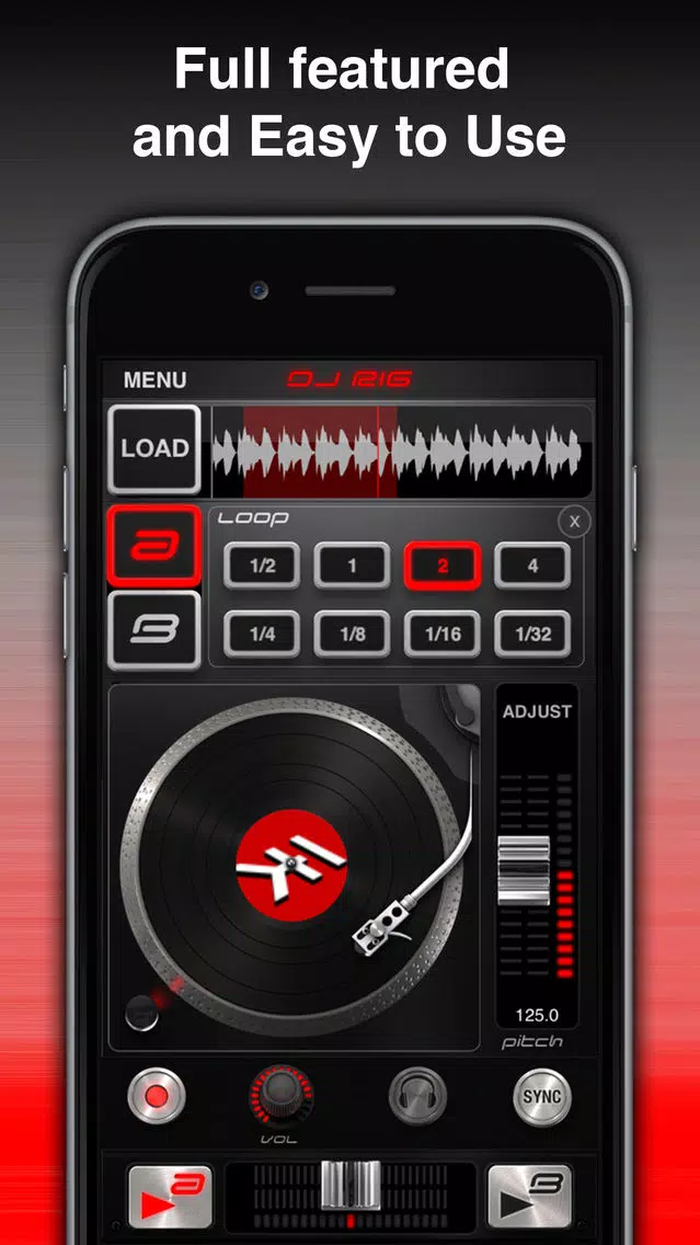 Captures d'écran de DJ Rig