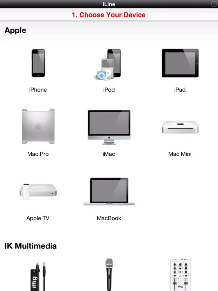 iLine Cable Kit iPad  Screenshots