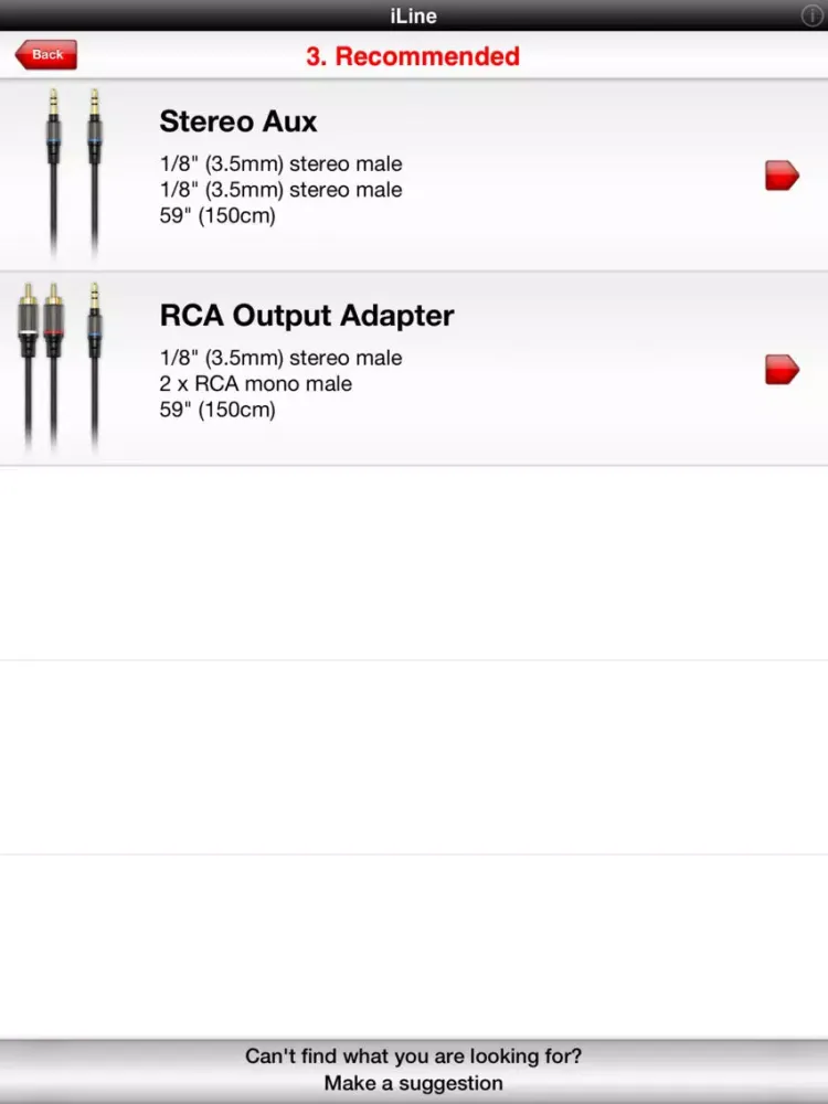iLine Cable Kit iPad  Screenshots