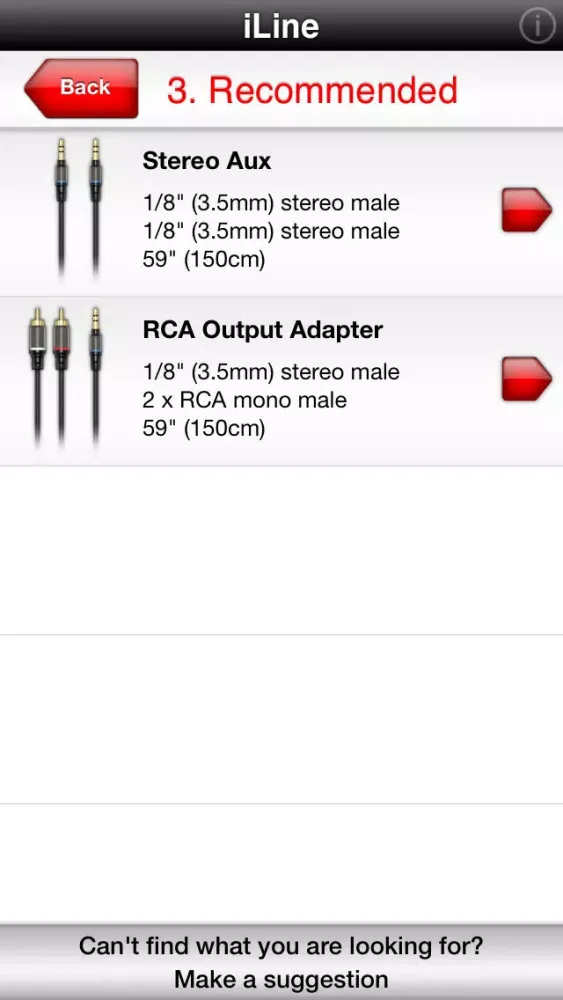 iLine Cable Kit Screenshots