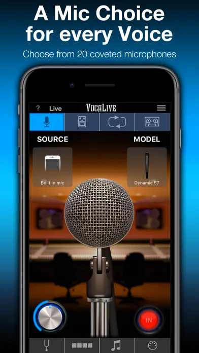 Zrzuty ekranu VocaLive