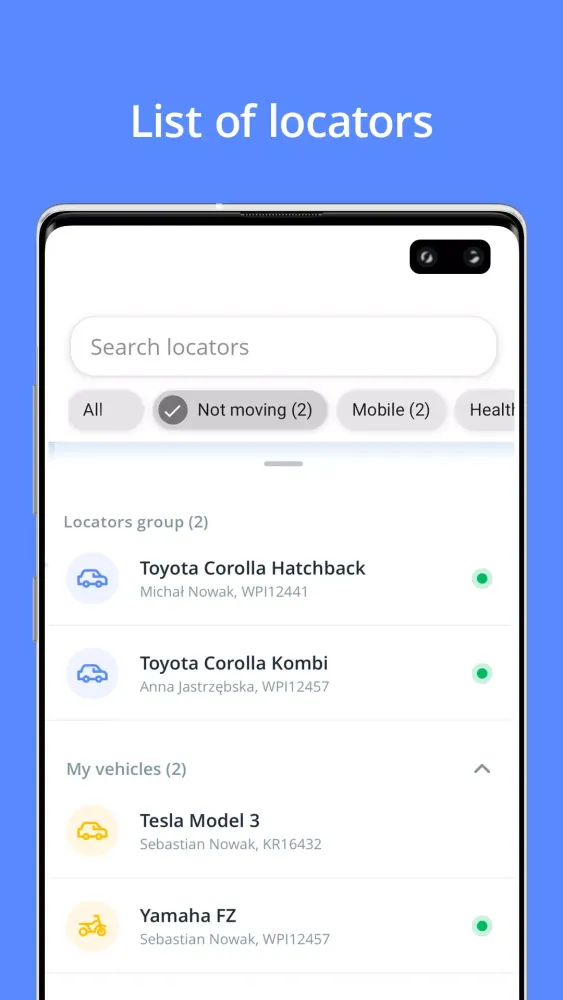 Captures d'écran de IKOL Tracker