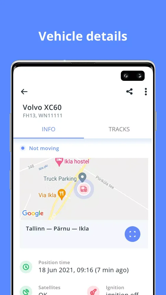 Captures d'écran de IKOL Tracker