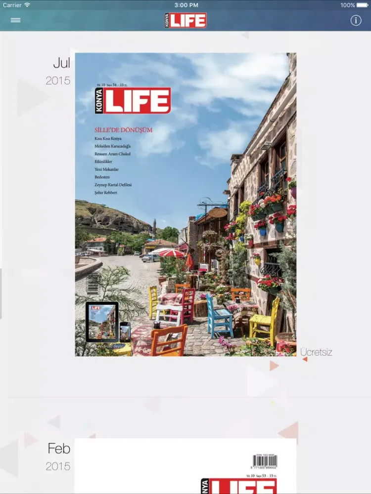 Konya LIFE iPad 应用截图