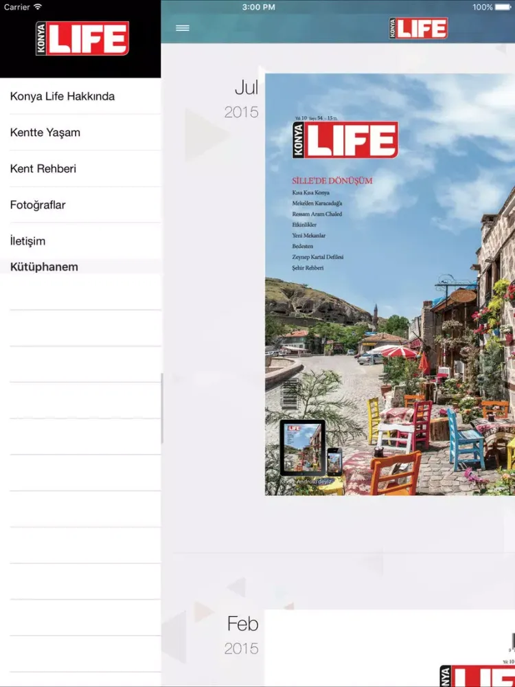 Konya LIFE iPad 应用截图