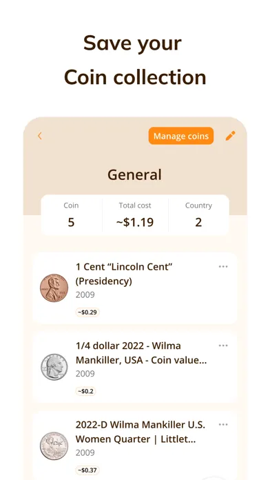 CoinID: Snap & Identify Coins スクリーンショット