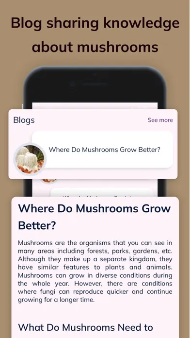 Tangkapan layar MushroomAI: Fungi ID & Guide
