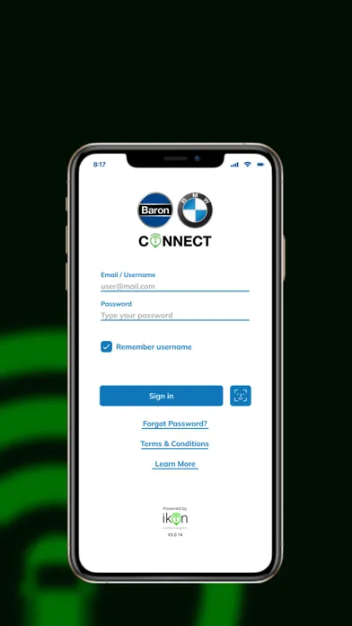 Screenshot di Baron BMW MINI Connect