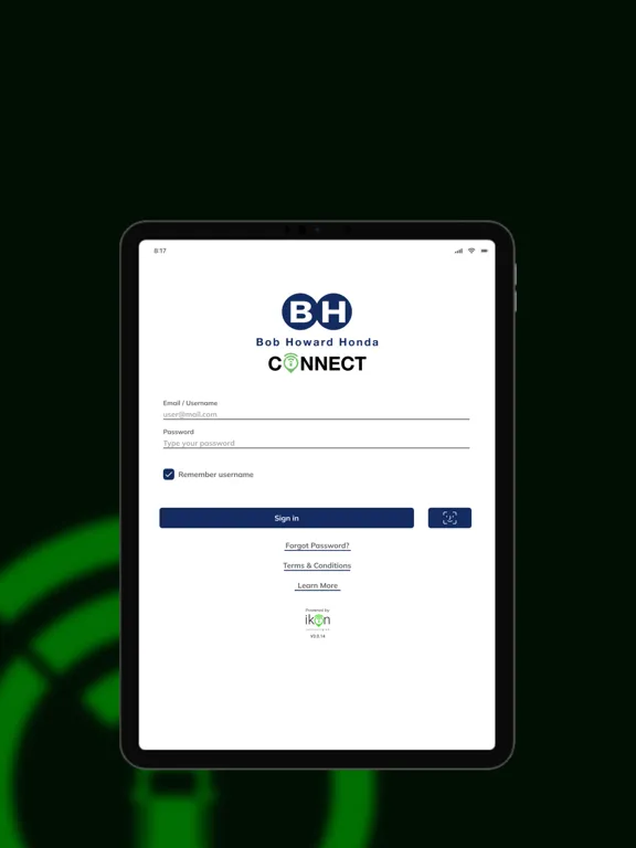 Скриншоты Bob Howard Honda Connect iPad 