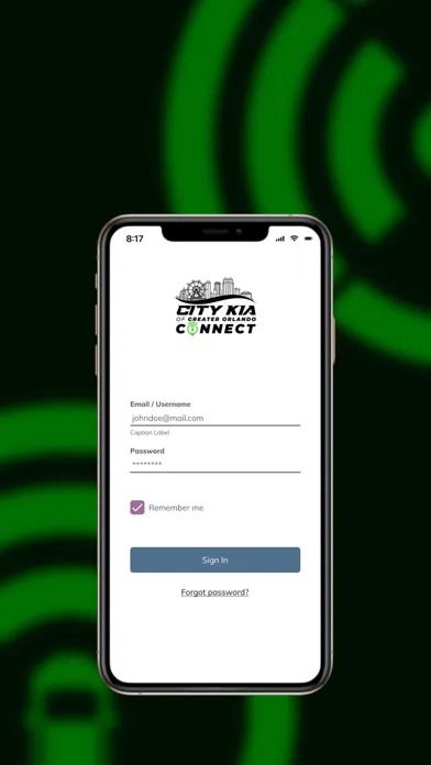 Capturas de tela do City Kia of Orlando Connect