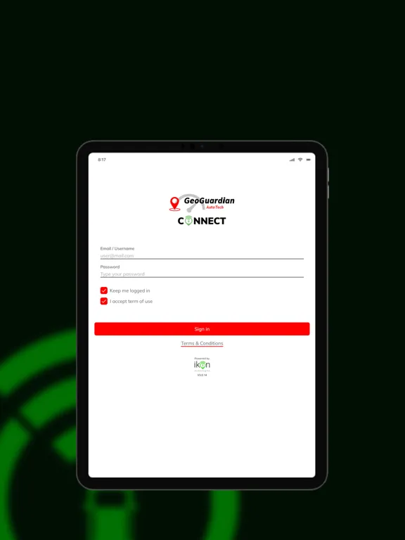 Geo Guardian Connect iPad  سکرین شاٹس