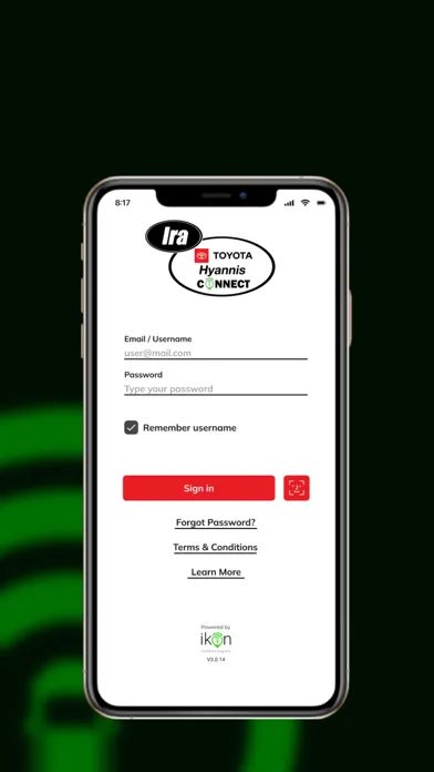 Ira Toyota Hyannis Connect Screenshots